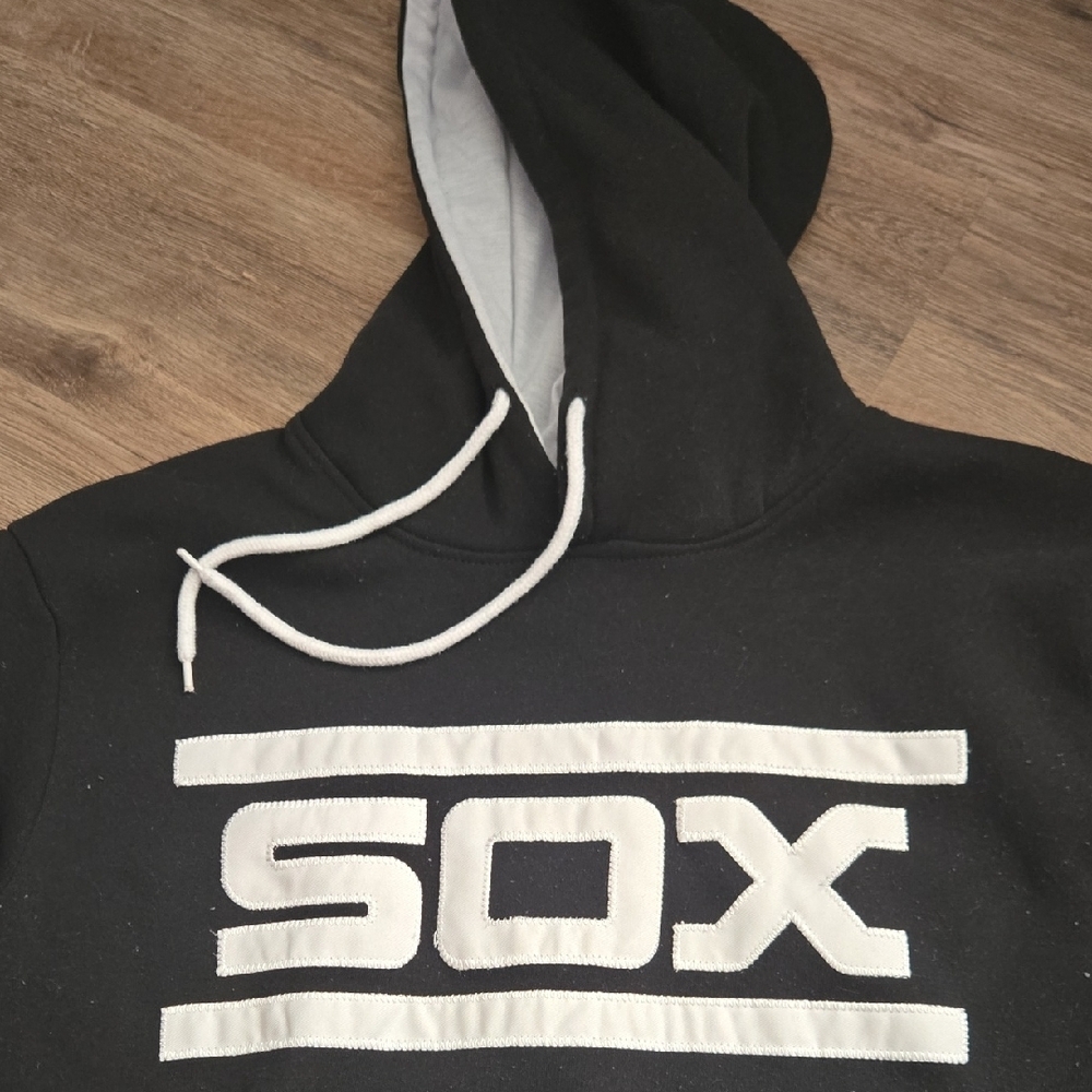 White SOX Black and White Sweater with Coca Cola Logo